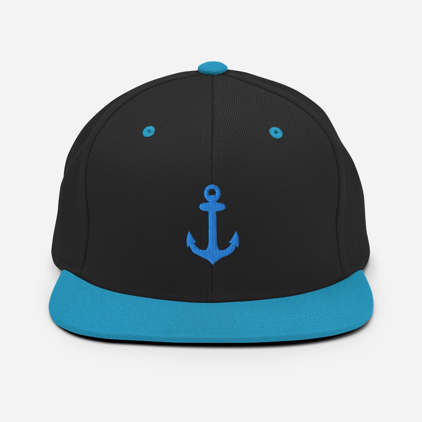 Anker auf Snapback-Cap gestickt