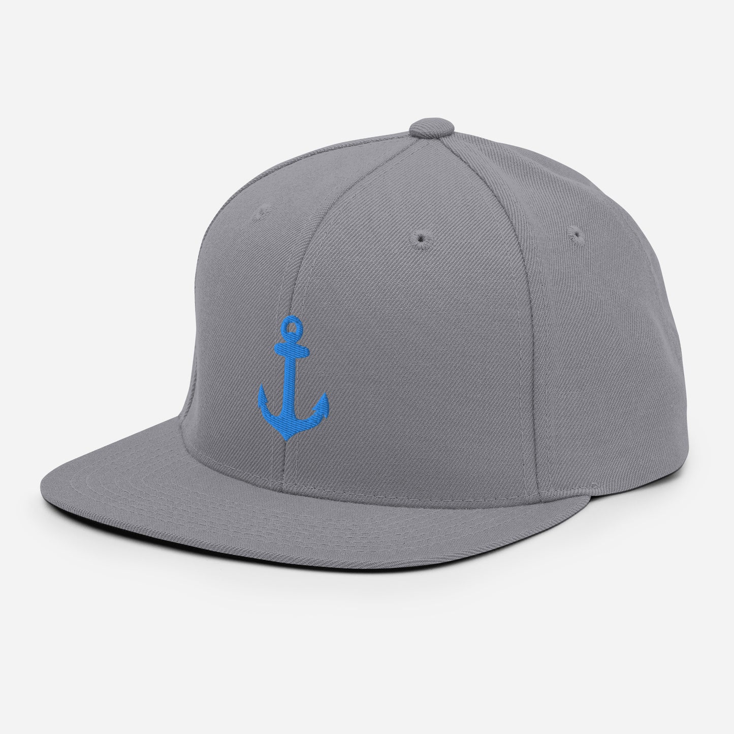 Anker auf Snapback-Cap gestickt