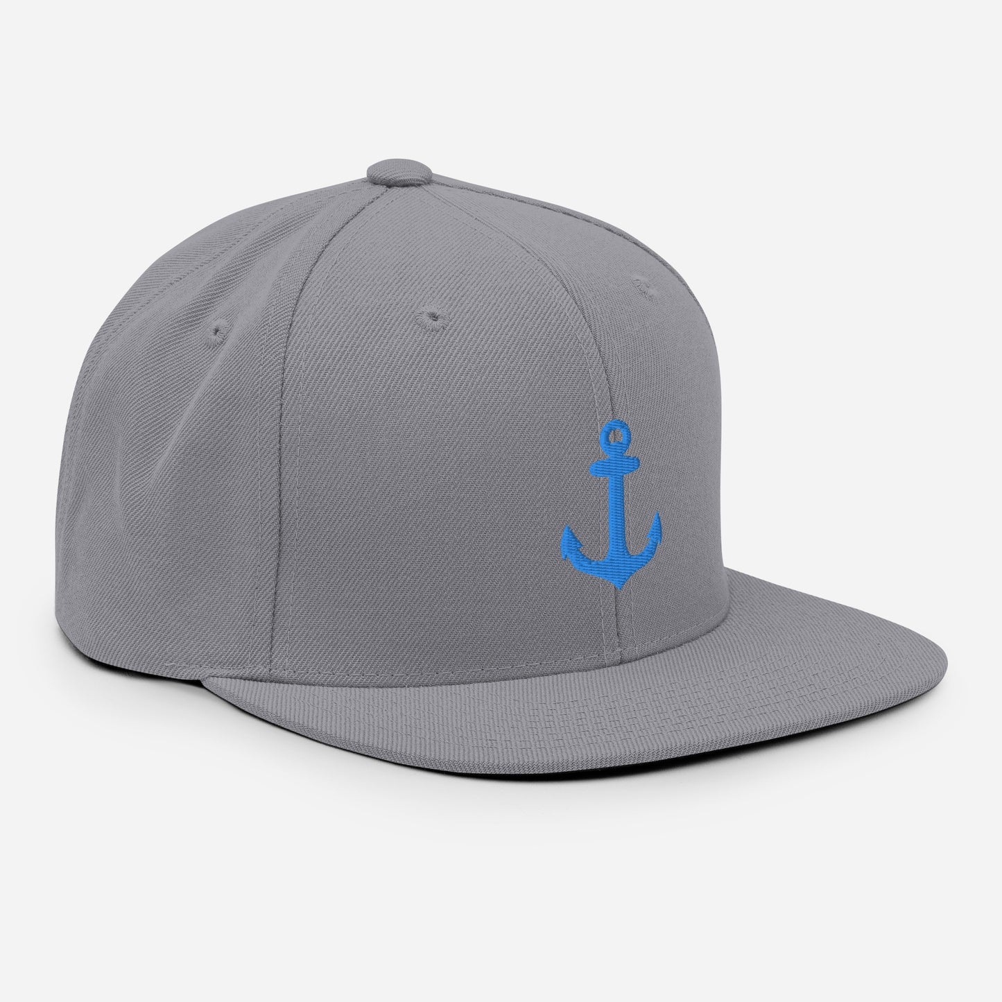 Anker auf Snapback-Cap gestickt