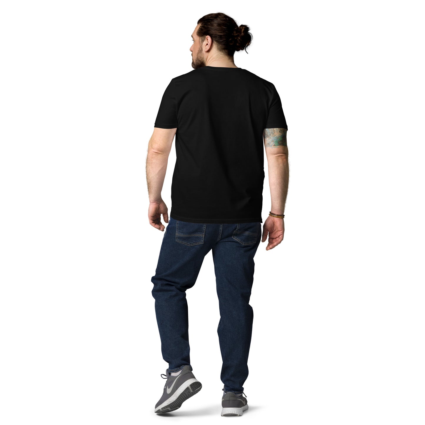 Moin. auf Unisex-Bio-Baumwoll-T-Shirt gedruckt