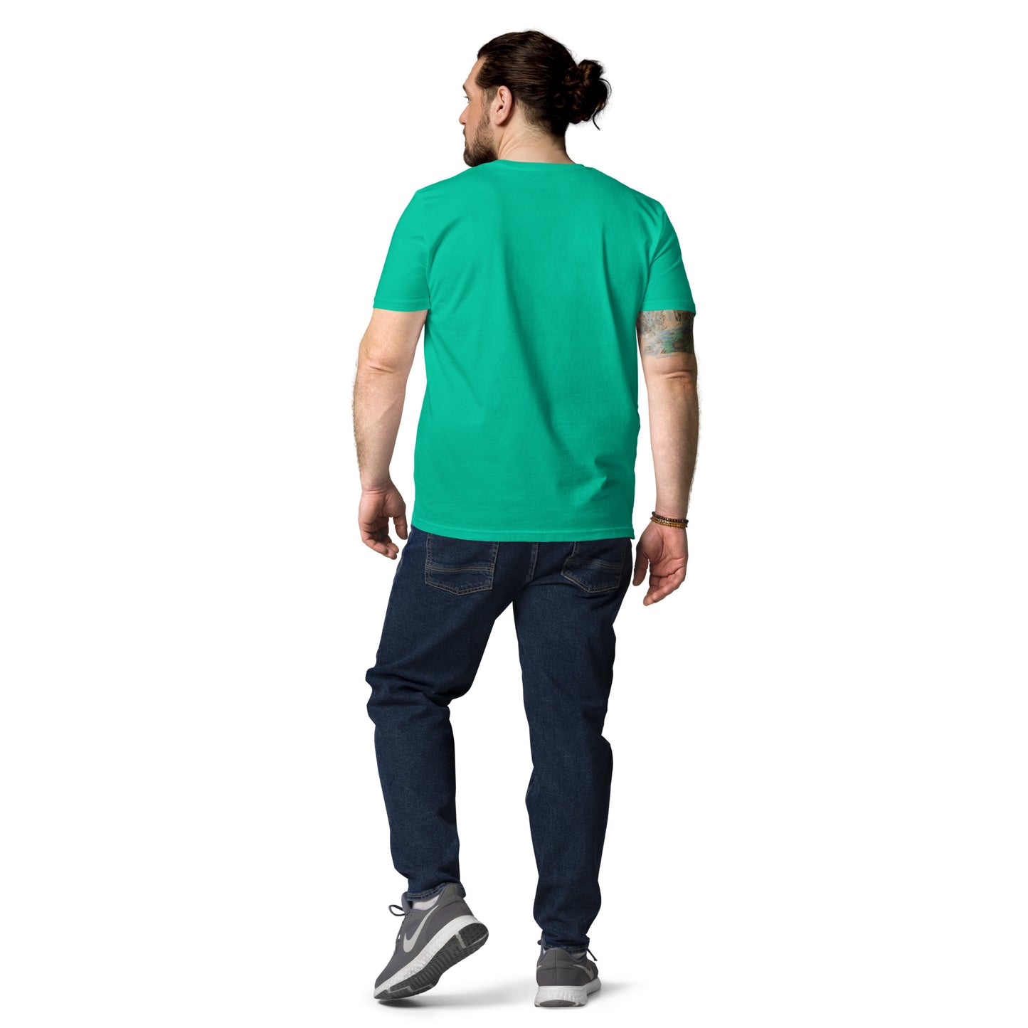 Moin. auf Unisex-Bio-Baumwoll-T-Shirt gedruckt