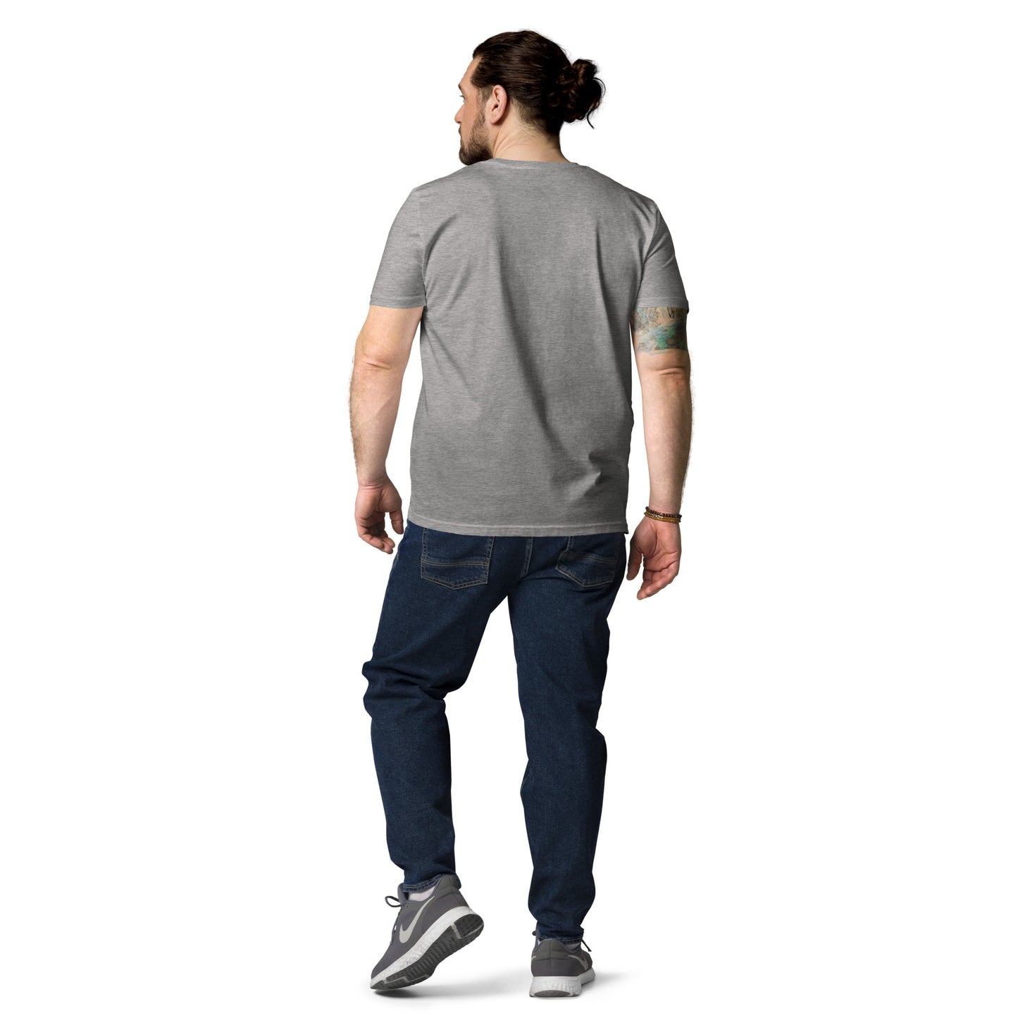 Moin. auf Unisex-Bio-Baumwoll-T-Shirt gedruckt