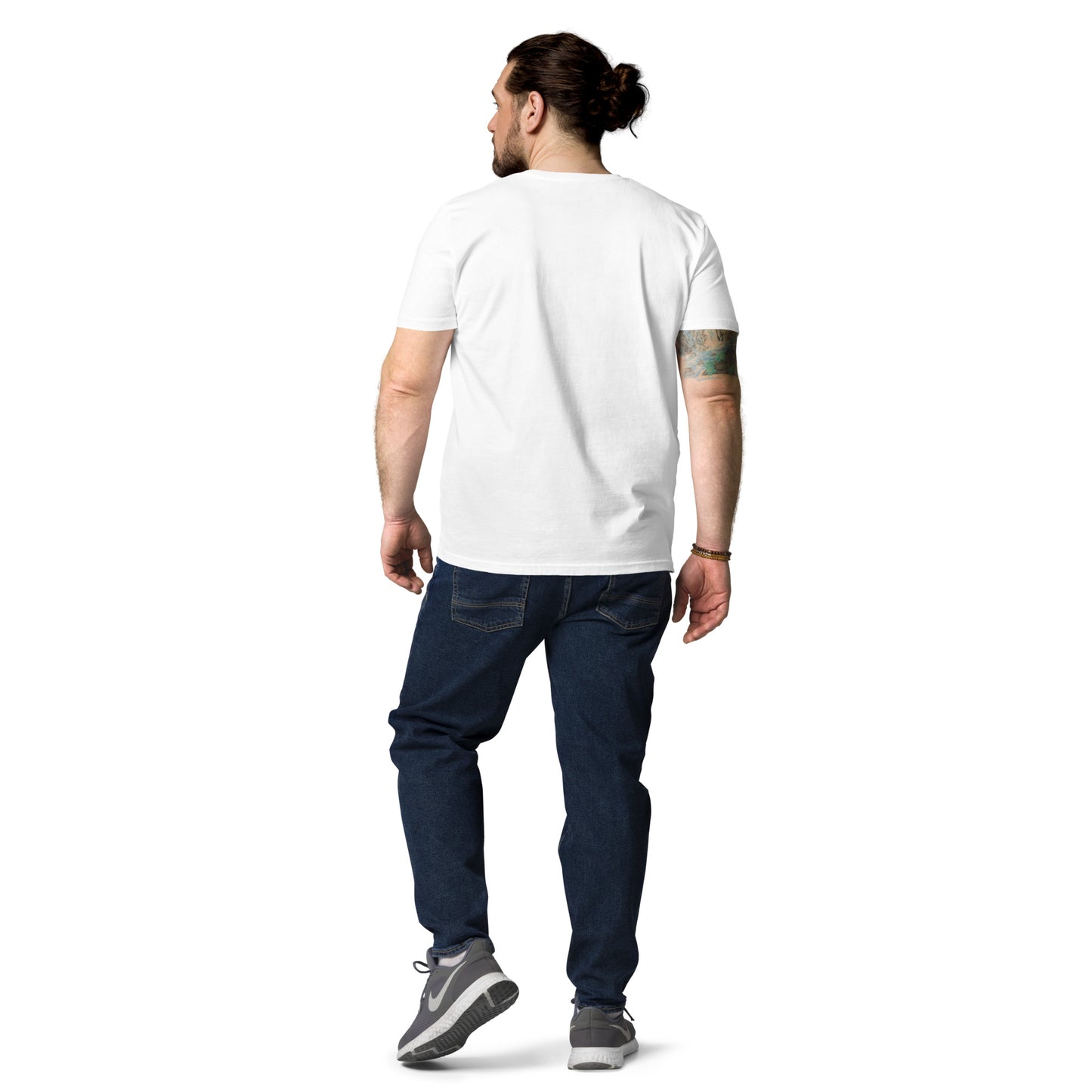 Moin. auf Unisex-Bio-Baumwoll-T-Shirt gedruckt